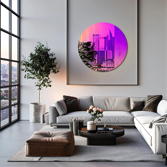 ROUND RAINBOW MIRROR