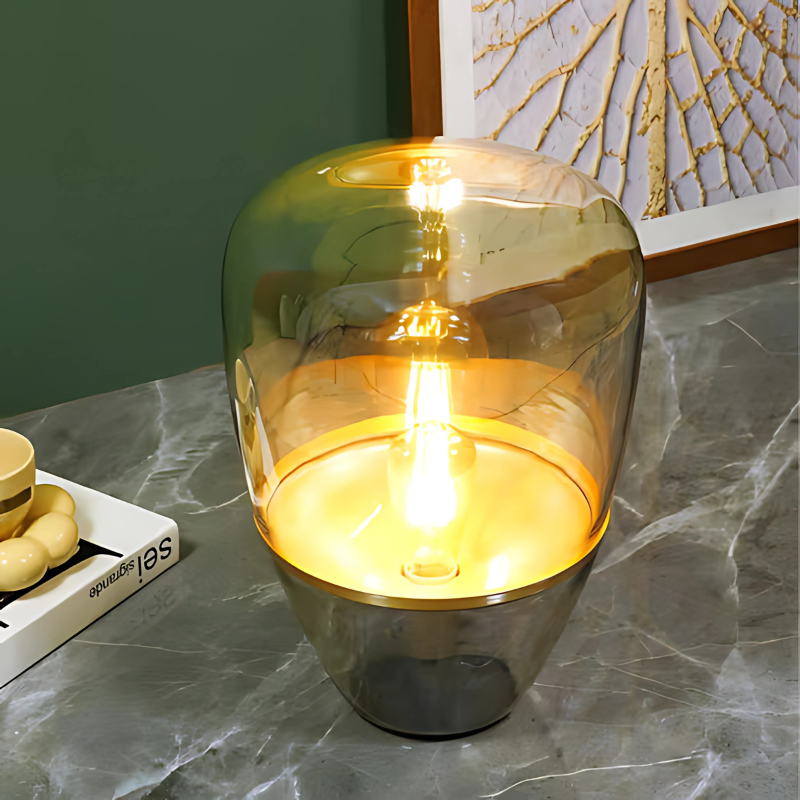 OPULENT COGNAC LAMP