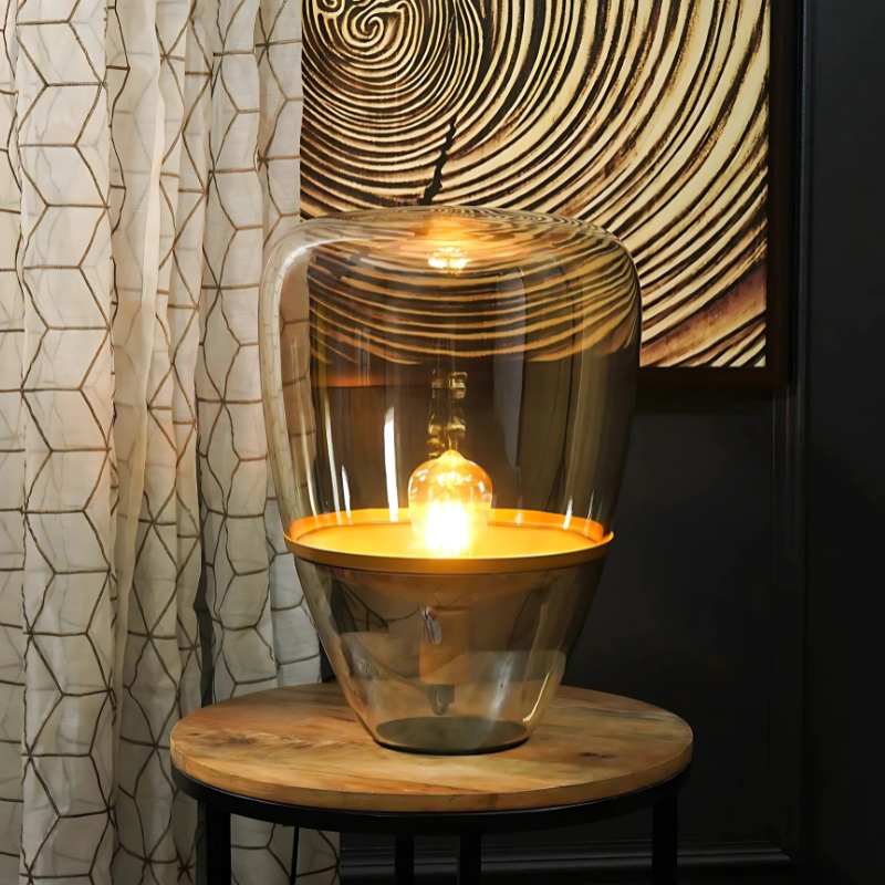 OPULENT COGNAC LAMP