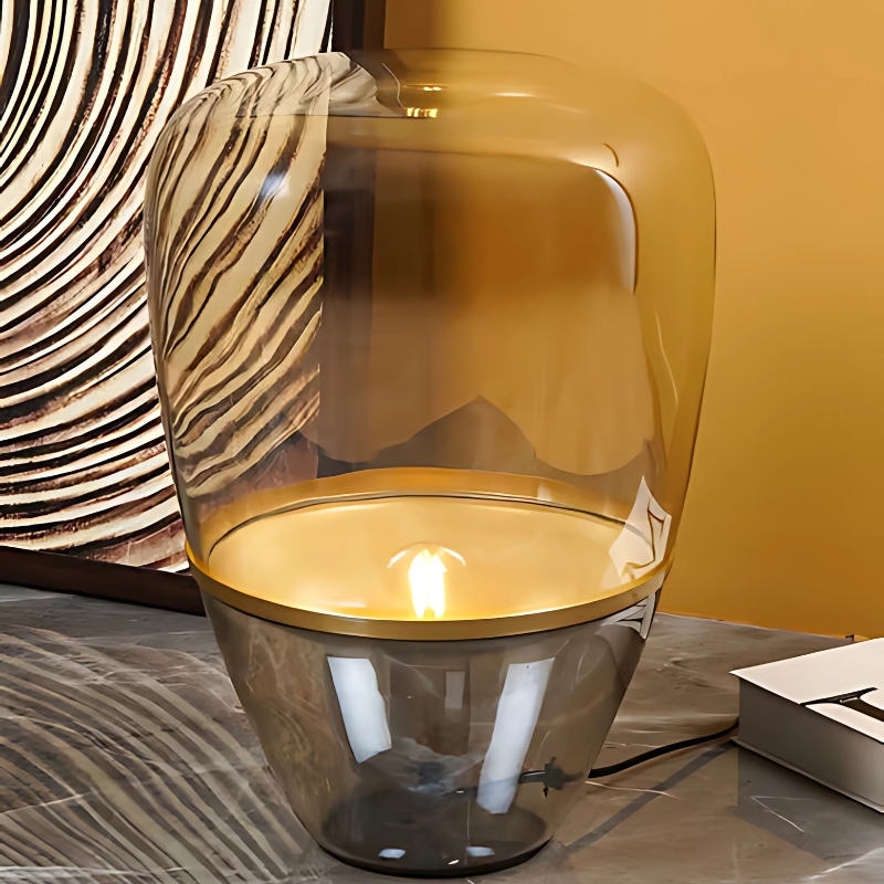 OPULENT COGNAC LAMP