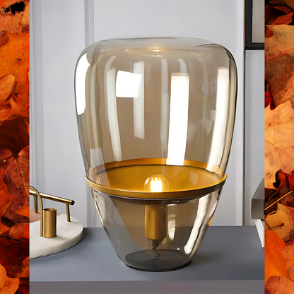 OPULENT COGNAC LAMP