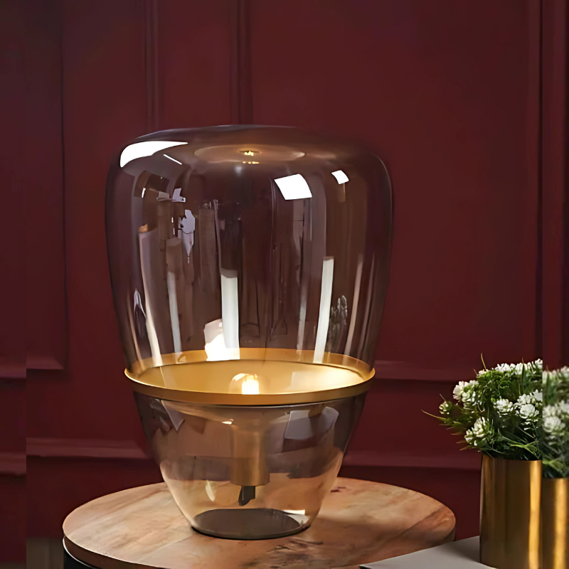 OPULENT COGNAC LAMP