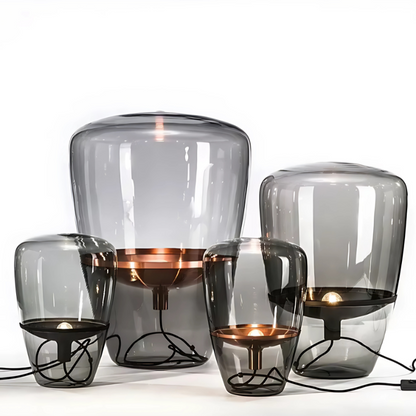 OPULENT SMOKE GRAY LAMP